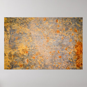 Abstract rusty grunge metal backgroundabstract, ag poster