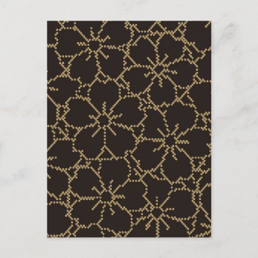 Abstract Sakura Japans Floral Kimono Briefkaart (Voorkant)