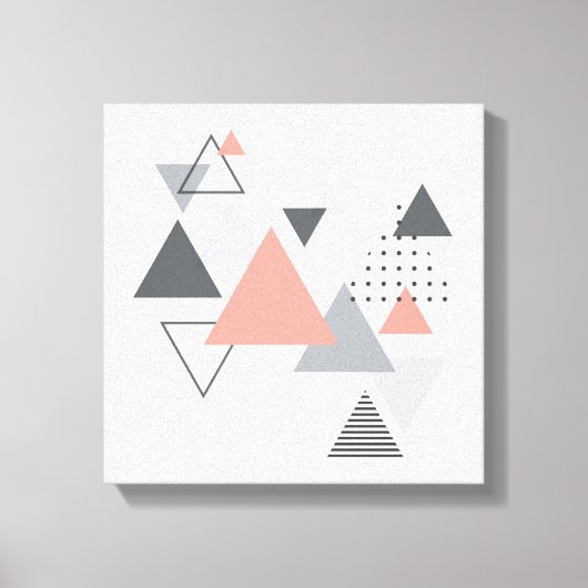 Abstract Scandinavisch geometrisch ontwerp Canvas Afdruk (Voorkant)
