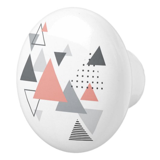 Abstract Scandinavisch geometrisch ontwerp Keramische Knop (Rechts)