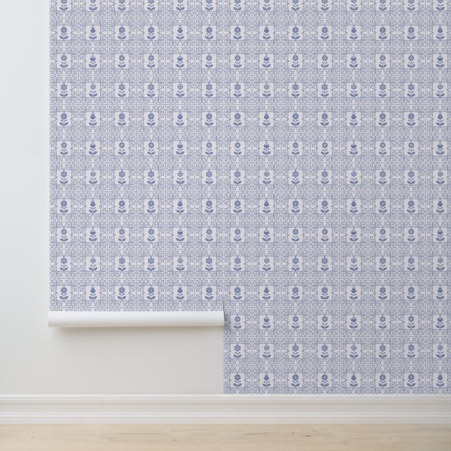 Abstract Scandinavisch patroon Behang (Applicatie)