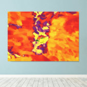 Abstract schilderen | Abstract artikel 15 Canvas Afdruk (Insitu (Houten vloer))