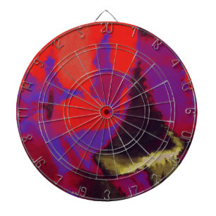 Abstract schilderen   Abstract artikel 27 Dartbord