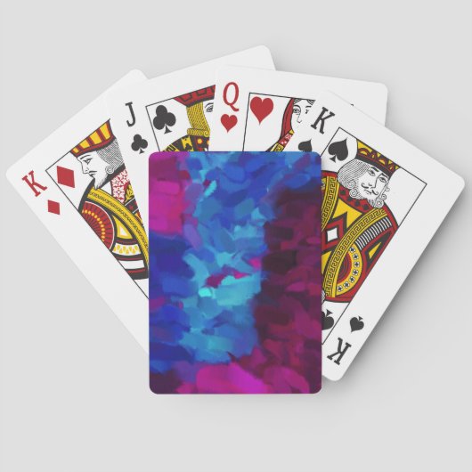 Abstract schilderen | Abstract artikel 6 Pokerkaarten (Achterkant)