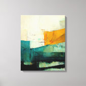 Abstract schilderen "Blest Waters". canvas afdruk (Voorkant)