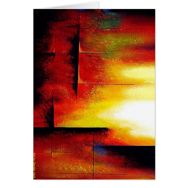 Abstract schilderen door Hizli (Voorkant)