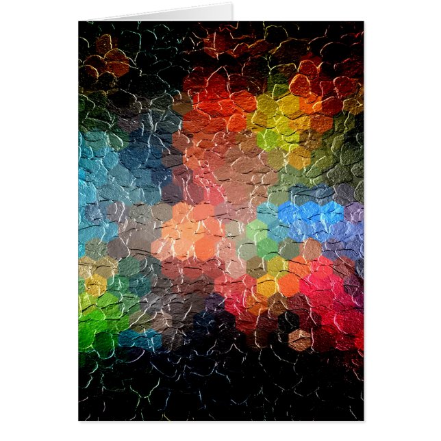 Abstract schilderen | Dynamische kleuren (Voorkant)