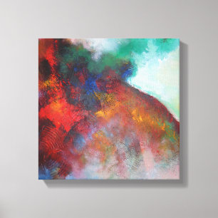 Abstract schilderen elegante acrlylic moderne kuns canvas afdruk