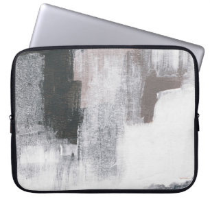 Abstract schilderen. Handgeschilderd trendy kunstw Laptop Sleeve