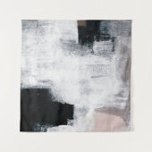 Abstract schilderen. Handgeschilderd trendy kunstw Wandkleed (Voorkant (horizontaal))