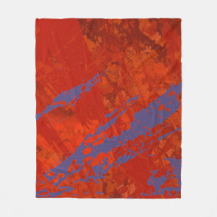 Abstract schilderen. Inkt handgemaakt afbeelding.  Fleece Deken
