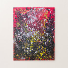 Abstract schilderen Jigzaag Puzzle Legpuzzel