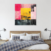 Abstract schilderen "Meer vuur". canvas afdruk (Insitu (Slaapkamer))