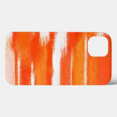 Abstract schilderen | Oranje wit Abstract Hoesje (Achterkant (horizontaal))