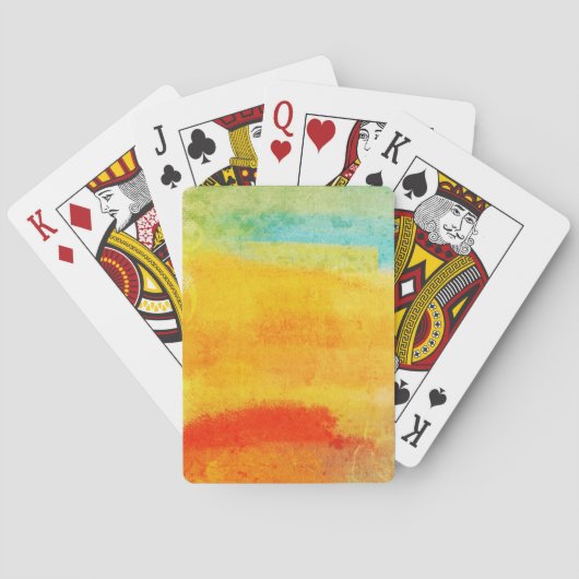  Abstract schilderen Pokerkaarten (Achterkant)