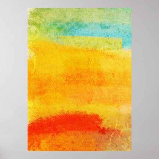 Abstract schilderen Poster (Voorkant)