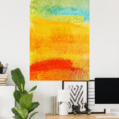 Abstract schilderen Poster (Thuiskantoor)