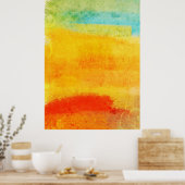 Abstract schilderen Poster (Keuken)