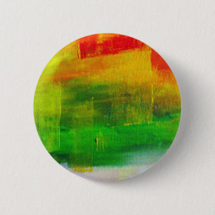 Abstract schilderen ronde button 5,7 cm