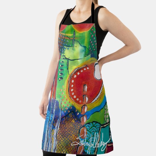 Abstract schilderen schort (Insitu)