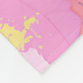 Abstract schilderen Spatters / Druppels, uw berich Fleece Deken (Hoek)