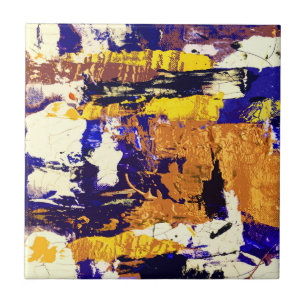 Abstract schilderen tegeltje