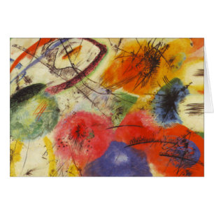 Abstract schilderen van Kandinsky Black Strokes