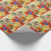 Abstract schilderen van Kandinsky Black Strokes Cadeaupapier (Hoek)