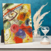 Abstract schilderen van Kandinsky Black Strokes Fotoplaat (Zijkant)