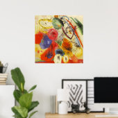 Abstract schilderen van Kandinsky Black Strokes Poster (Thuiskantoor)