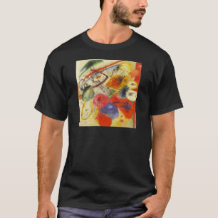 Abstract schilderen van Kandinsky Black Strokes T-shirt