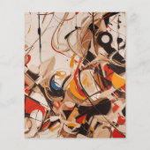 Abstract schilderij (Achterkant)
