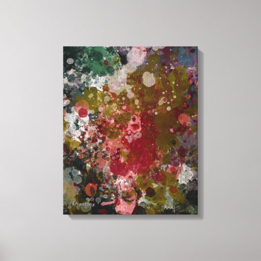 Abstract schilderij "Blàths Cherry" #2 Canvas Afdruk (Voorkant)