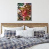 Abstract schilderij "Blàths Cherry" #2 Canvas Afdruk (Insitu (Slaapkamer))