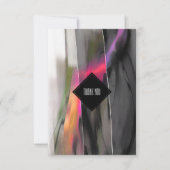 Abstract schilderij dank u verjaardag Kaart (Voorkant)