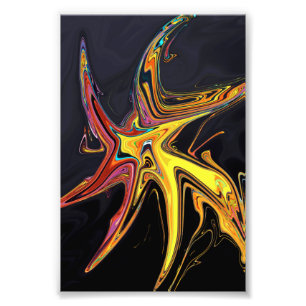 Abstract schilderij foto afdruk