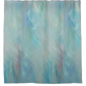 Abstract schilderij in blauw tinten douchegordijn (Voorkant)