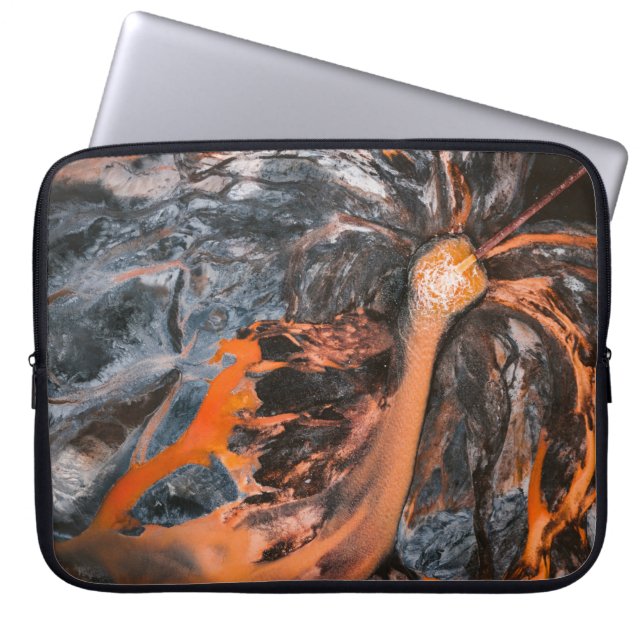 Abstract schilderij laptop sleeve (Voorkant)