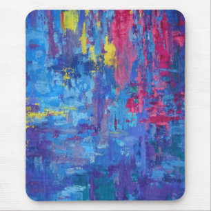 Abstract schilderij muismat