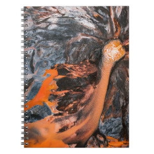 Abstract schilderij notitieboek