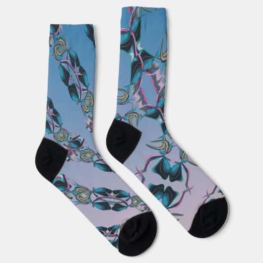 Abstract schilderij op Sokken van de bemanning (Rechts)