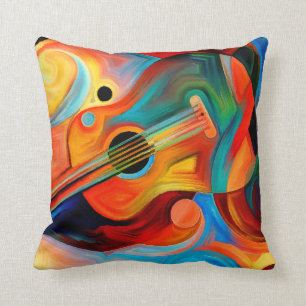 Abstract schilderij over muziek en ritten kussen