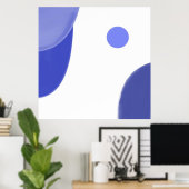 abstract schilderij poster (Thuiskantoor)
