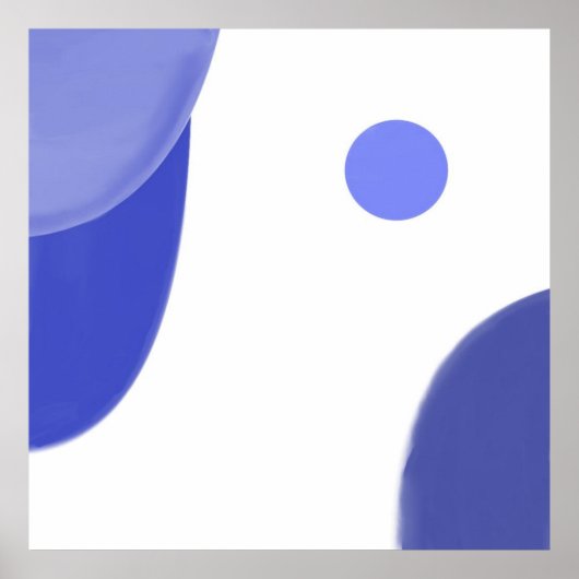 abstract schilderij poster (Voorkant)