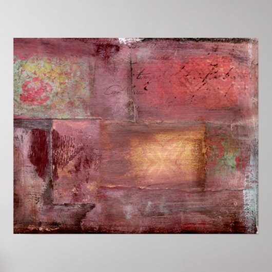 abstract schilderij poster (Voorkant)