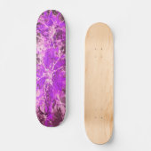 Abstract schilderij | roze splattergrunge skateboard (Voorkant)