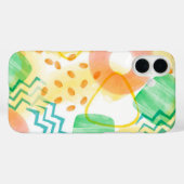 Abstract schilderij schattig waterverf patroon Case-Mate iPhone case (Achterkant (horizontaal))