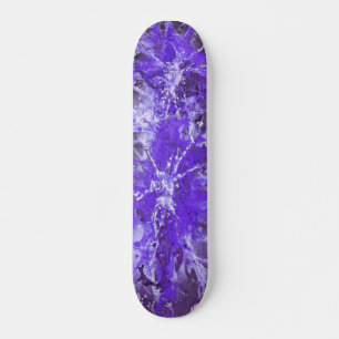 Abstract schilderij splattergrunge skateboard