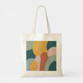 Abstract schilderij tote bag (Achterkant)