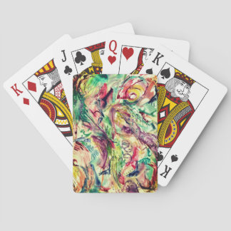 Abstract schilderij van C Mehrl Bennett voor kaart